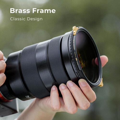 K&F Concept 72mm Brass Frame Nano-X Pro Series CPL + ND2-32 Filter KF01.2001 - 7